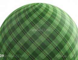 تکسچر پارچه چهارخانه سبز رنگ